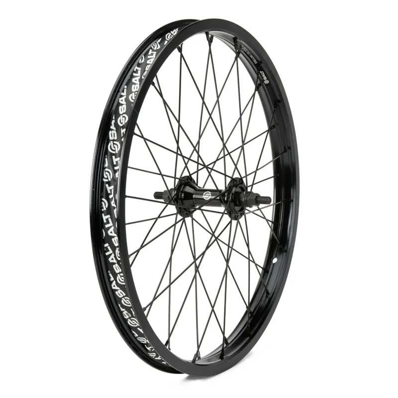 SALT Rookie 18 Inch Front BMX Wheel Black